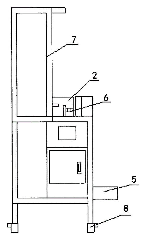 Plate hose clogging test machine