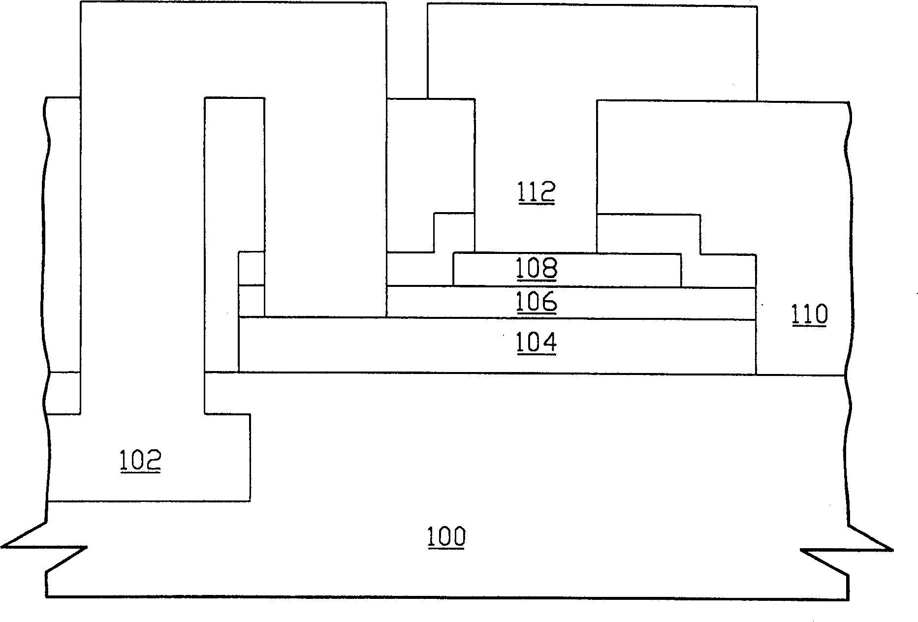 Embedded capacitor structure used for logic integrated cireuit