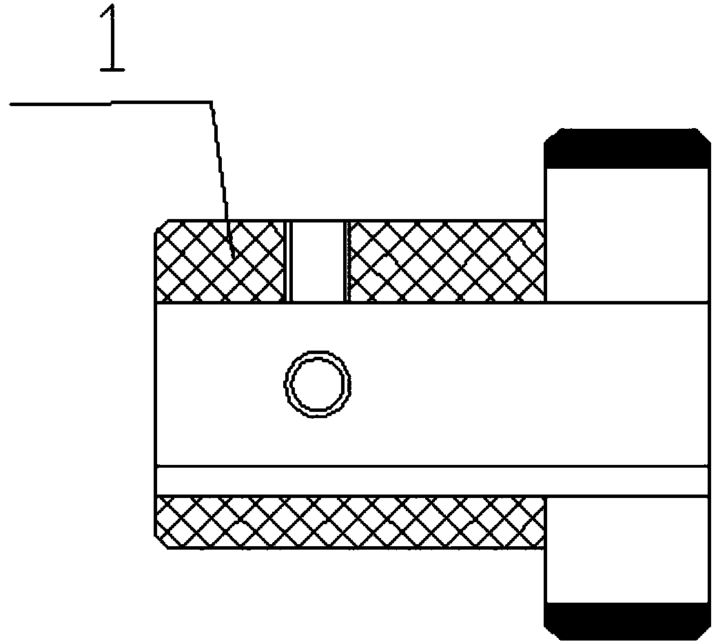 Novel tooth-connected type elastic bearing bush