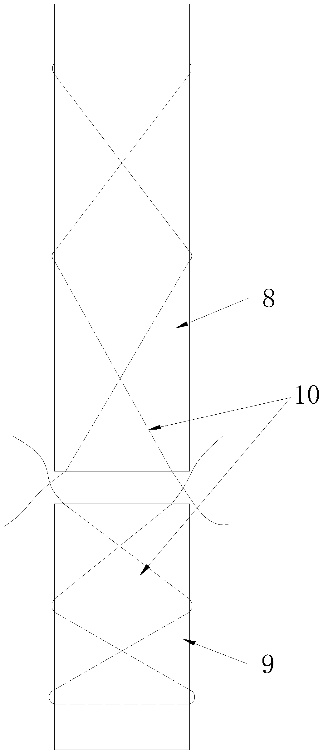 Minimally invasive treatment auxiliary device for occlusive achilles tendon rupture and use method of device