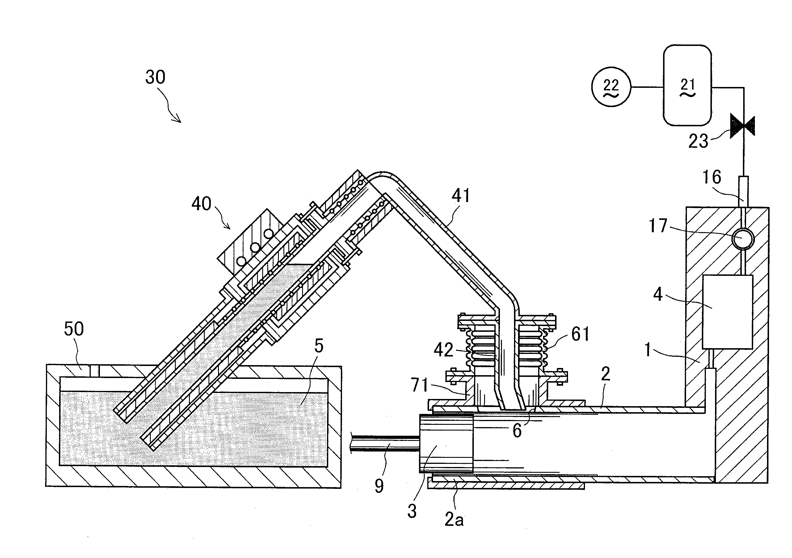 Die casting device