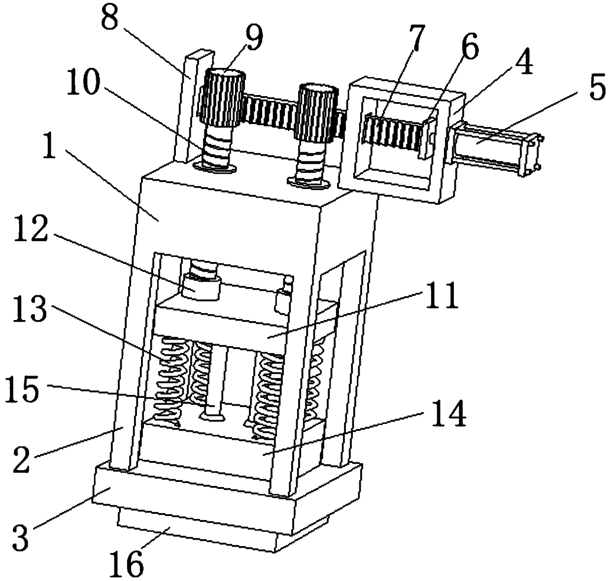 Ejection guide mechanism of plastic mould