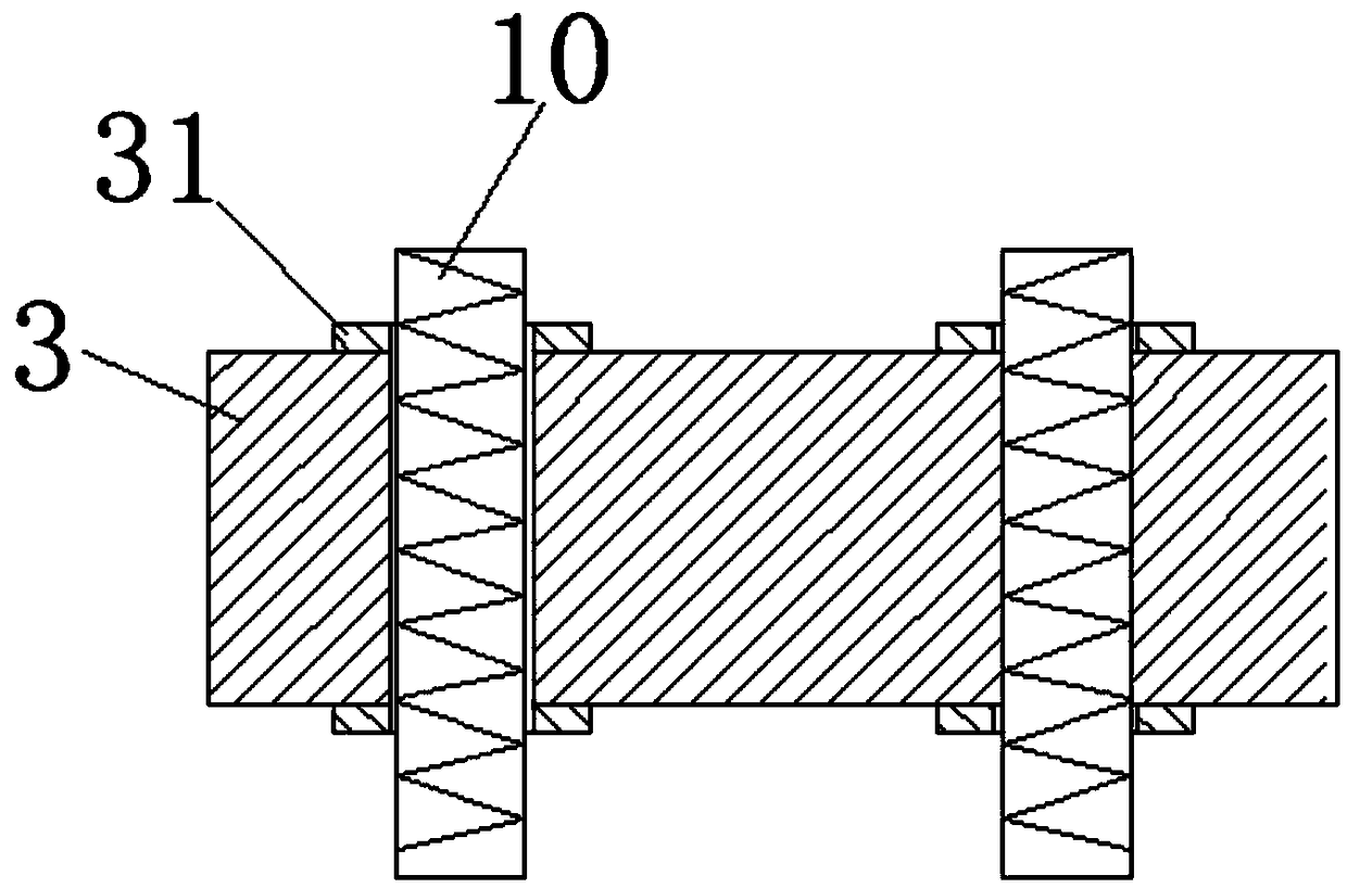 Ejection guide mechanism of plastic mould