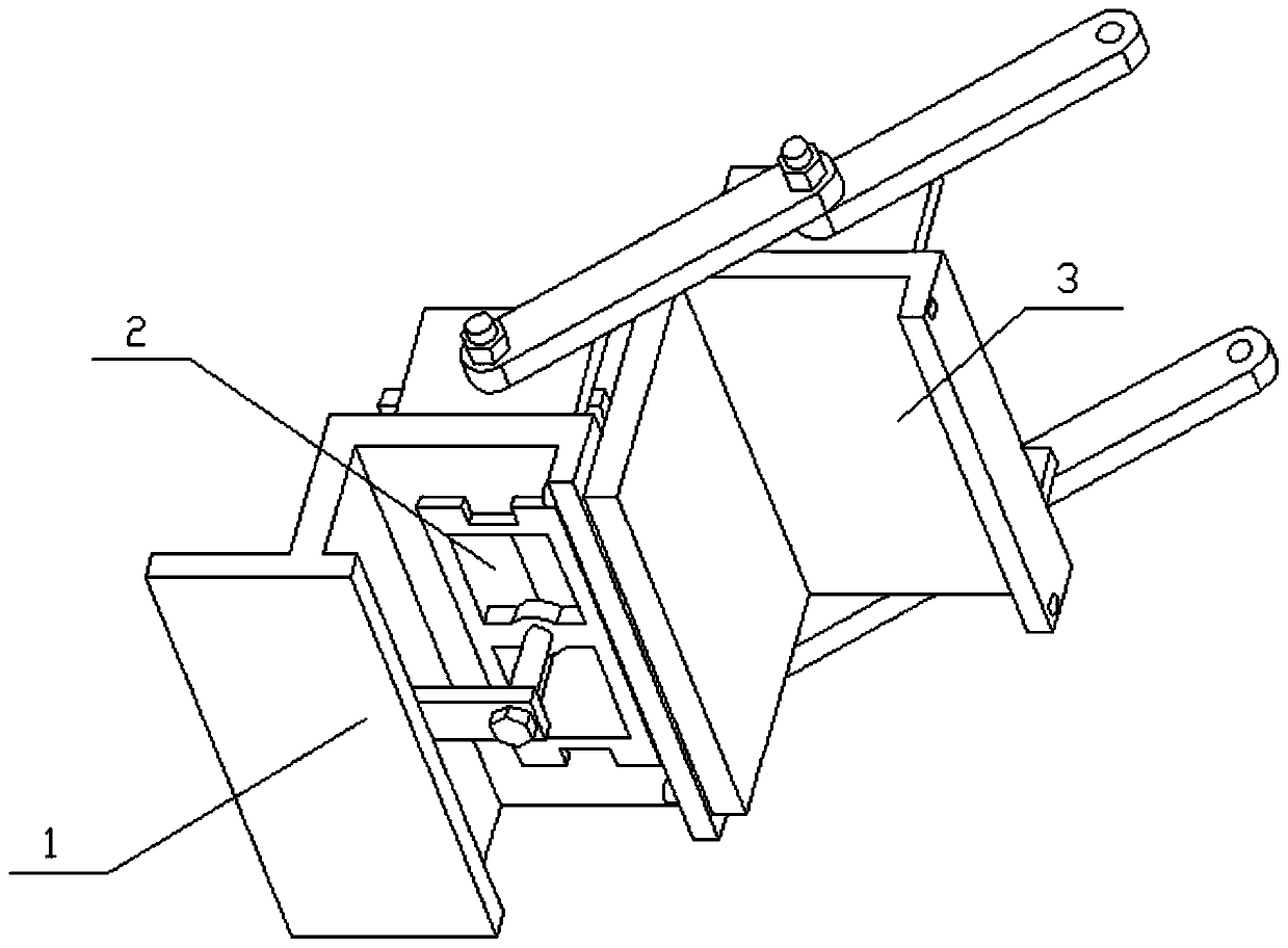 Steel structure skeleton of a building staircase