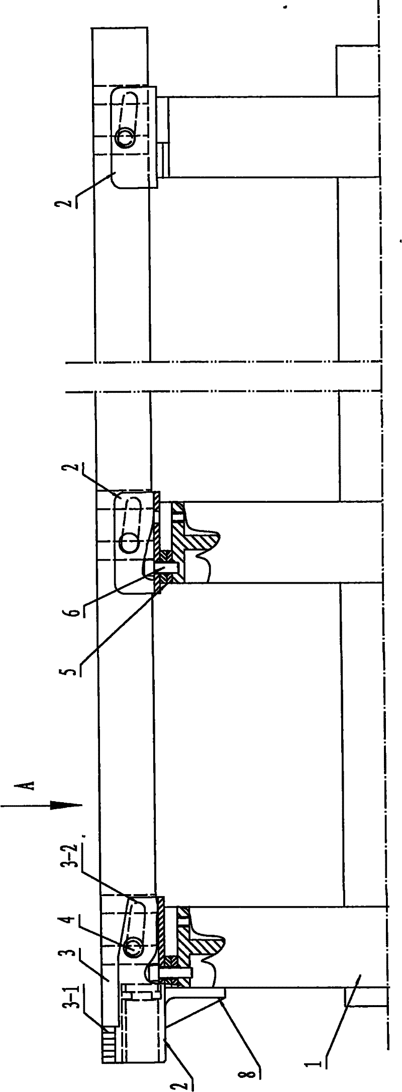 Transformer coil coiling mould capable of being finely adjusted