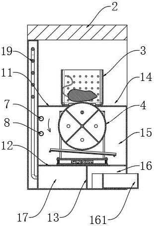 Small animal feeding device for contrast experiment