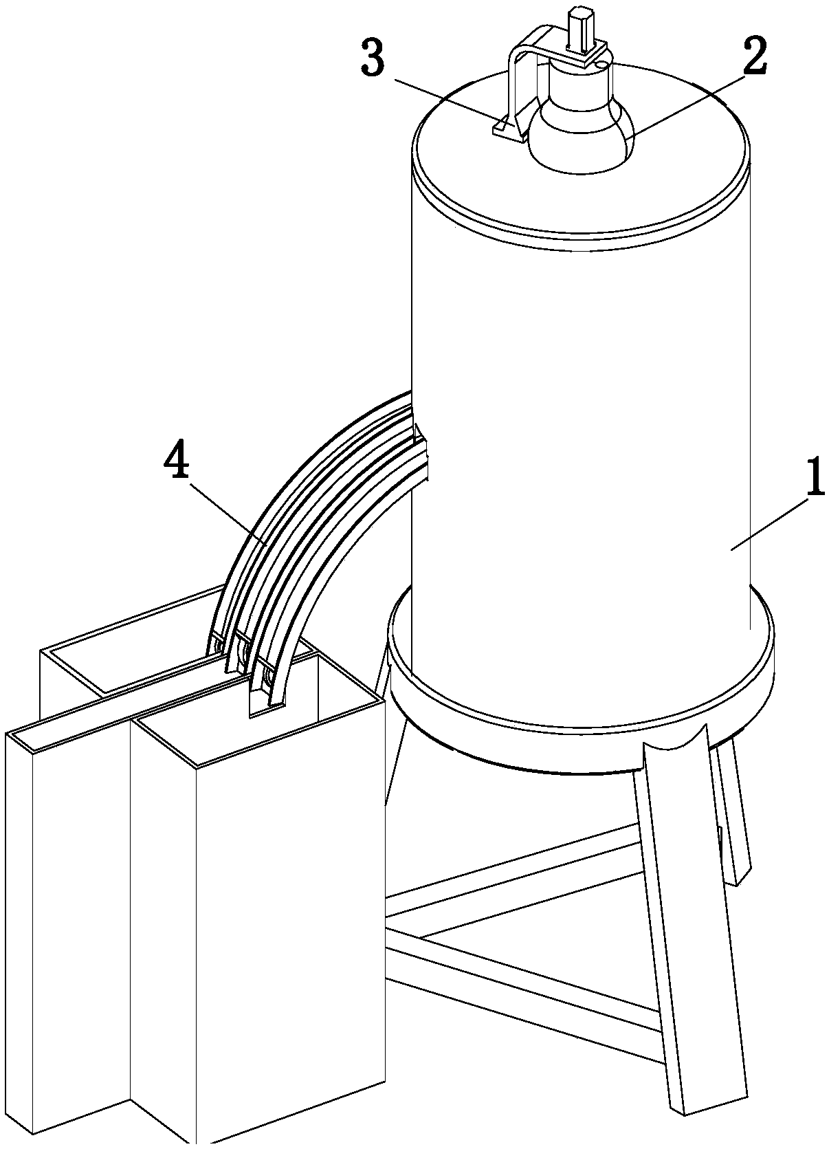 Separation and recovery device for medical bottles