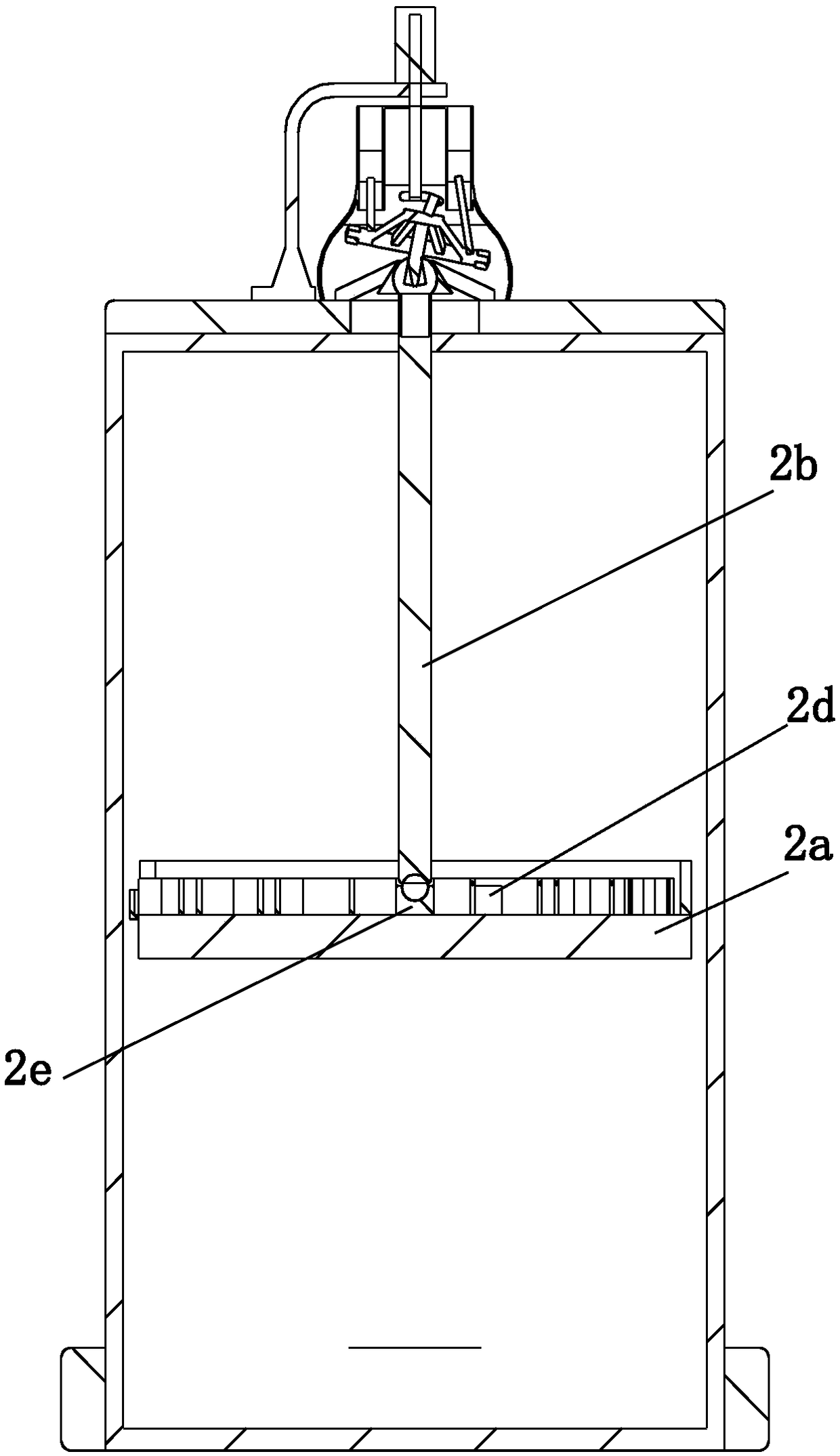 Separation and recovery device for medical bottles