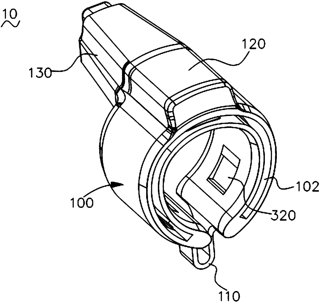 Blood oxygen probe and blood oxygen detection device