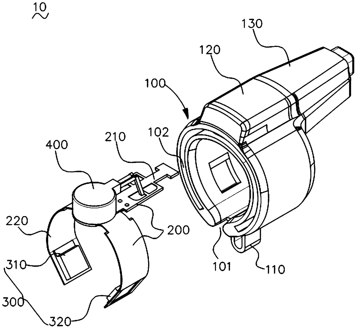 Blood oxygen probe and blood oxygen detection device