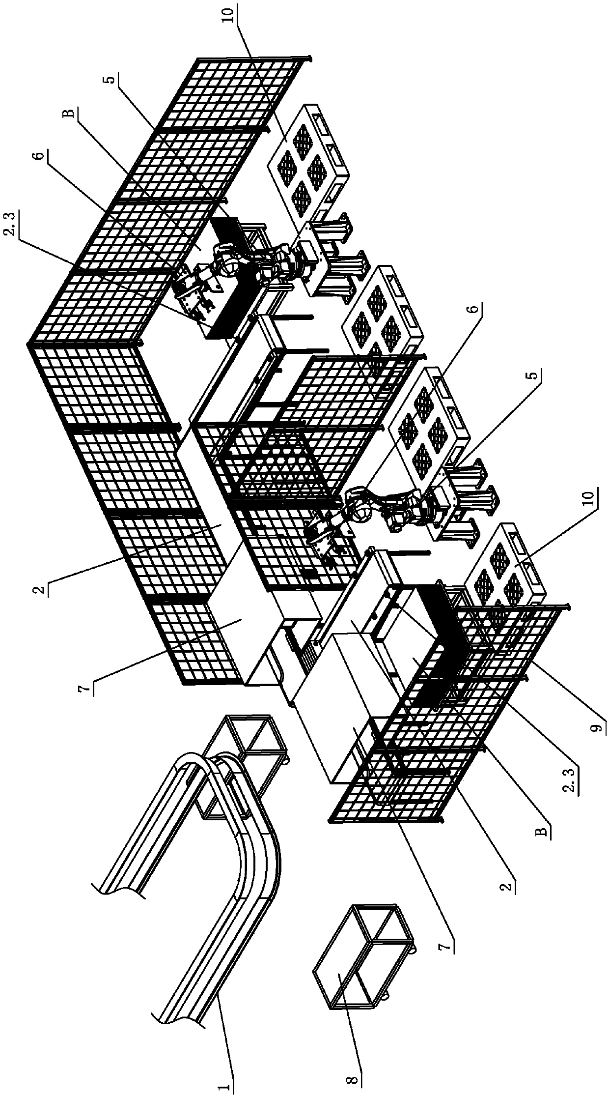 Oil heater stacking system and control method thereof