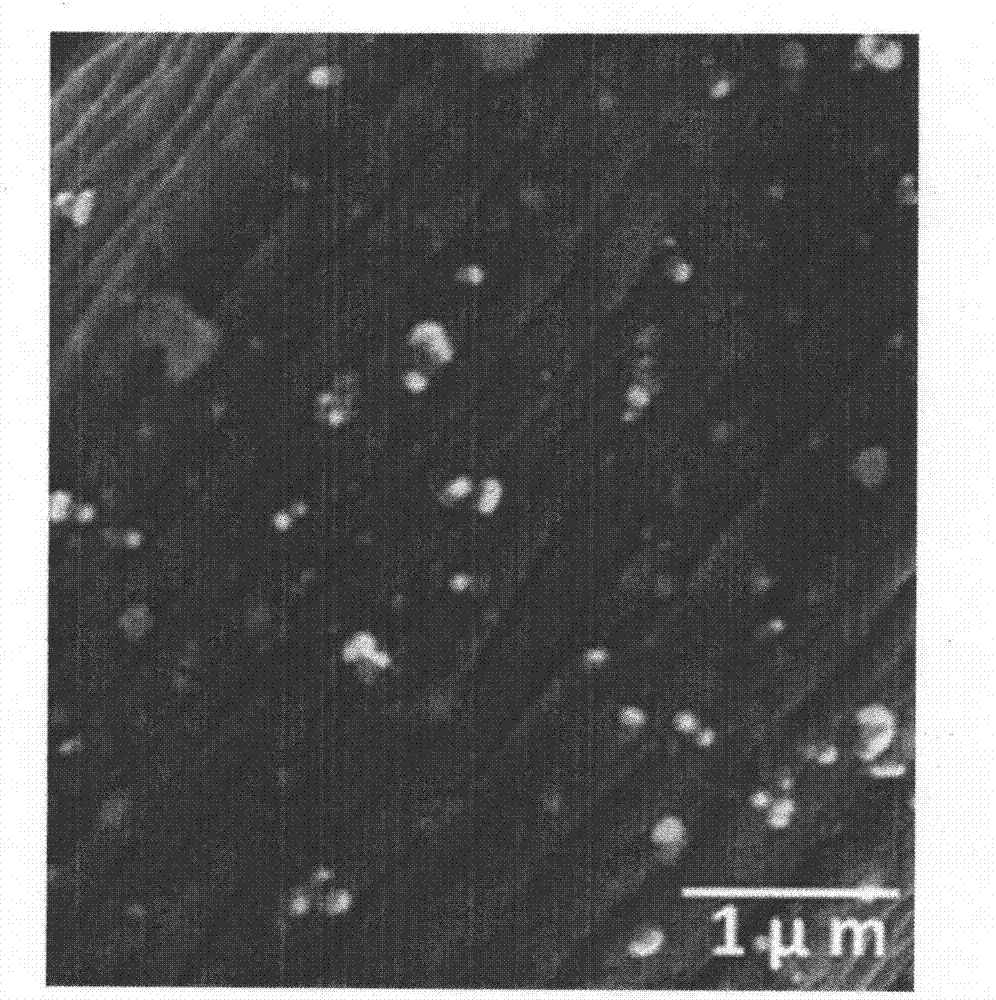 Cellulose fiber-supported nano silver antibacterial material and preparation method thereof
