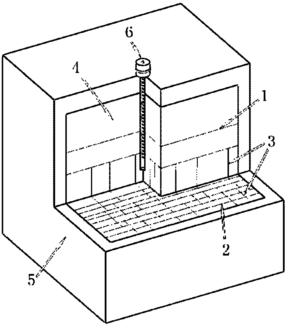 A coal seam hydraulic fracturing simulation experiment method