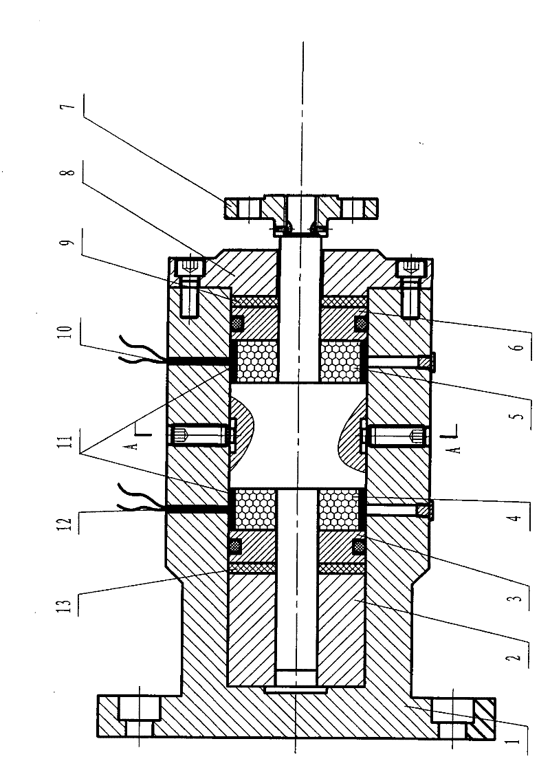 Vibration-adsorption structure of carving knife of digital wide-width electronic carving machine