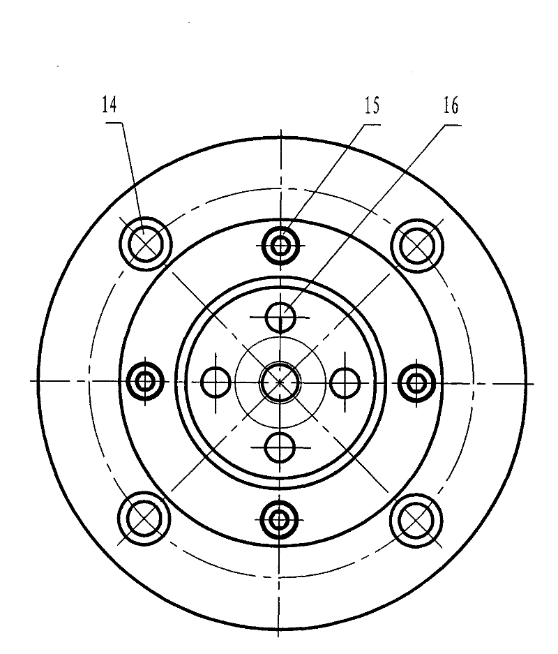 Vibration-adsorption structure of carving knife of digital wide-width electronic carving machine