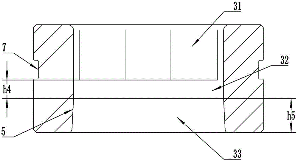 Forming method for contact seat and closed die special for forming method