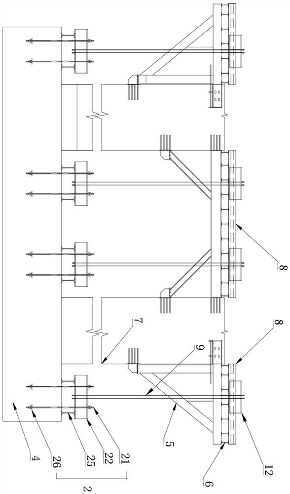 A kind of preloading device and construction method of high bridge pier with combined ballast at high altitude