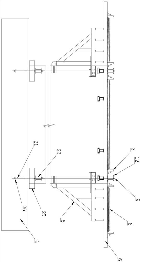 A kind of preloading device and construction method of high bridge pier with combined ballast at high altitude