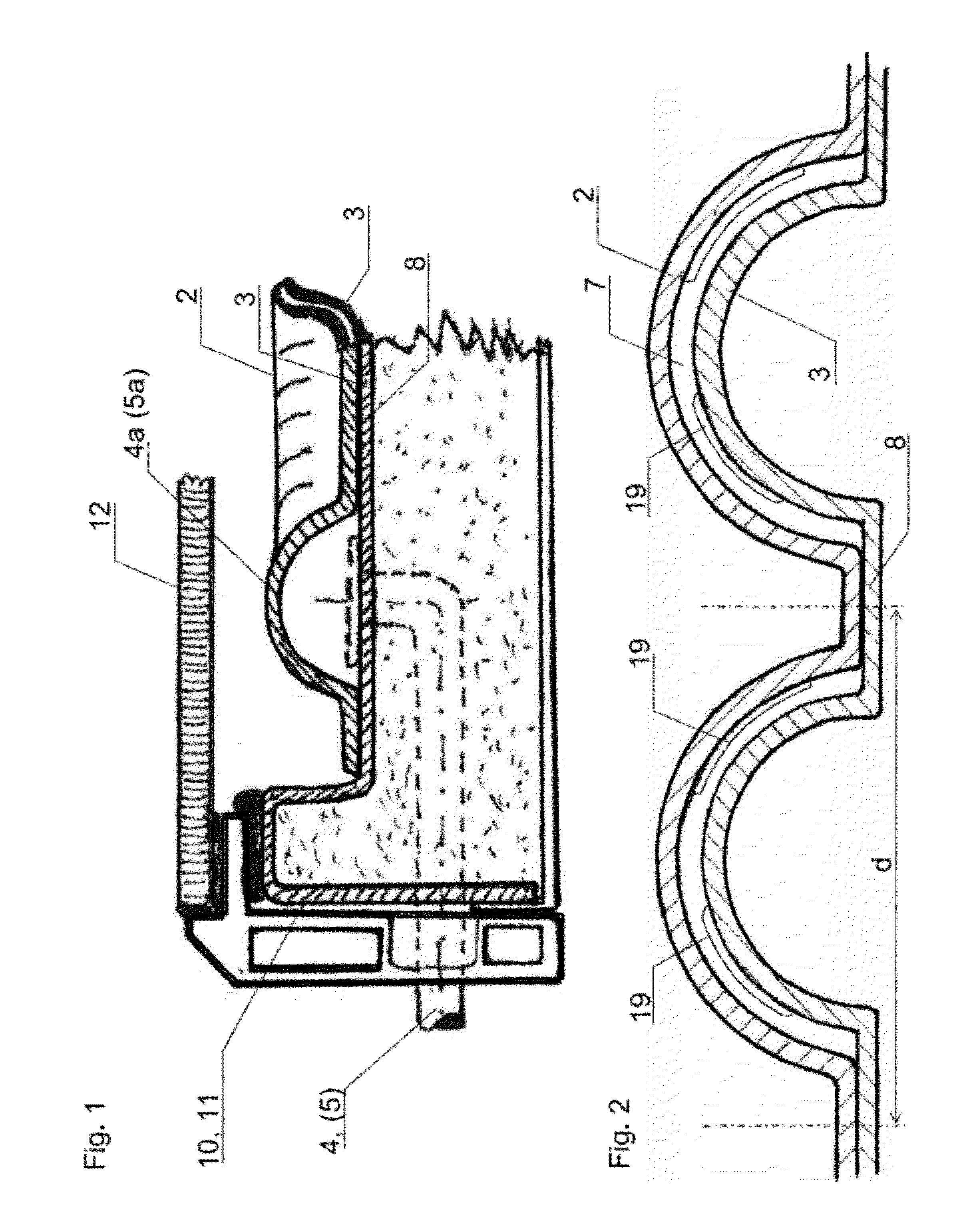Heat exchanger of the plate type