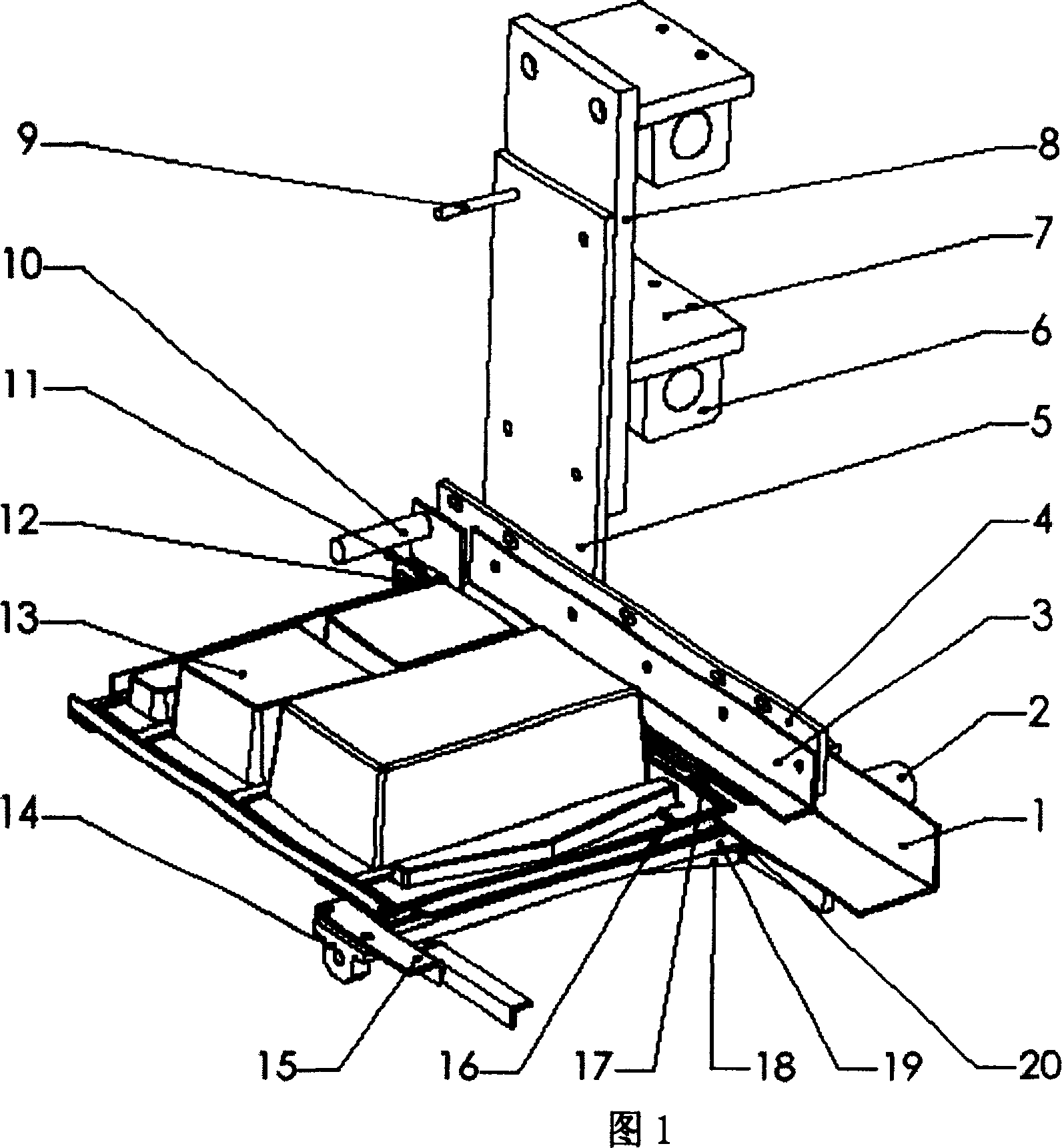 Mechanism of automatically positioning to tear and back film