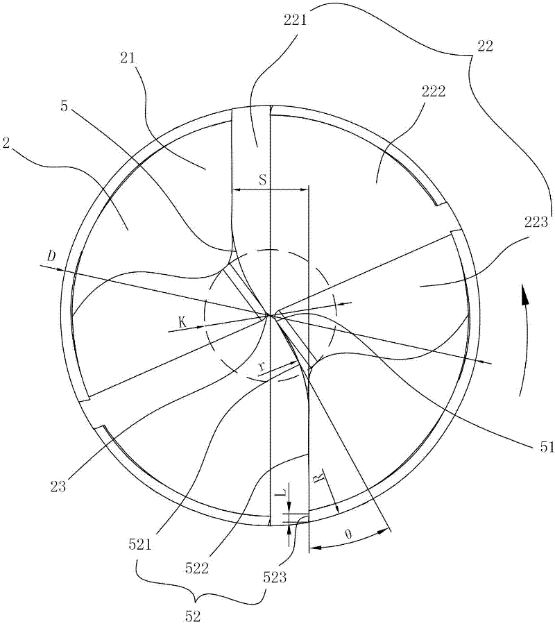 Drill bit for processing deep hole with large length-diameter ratio