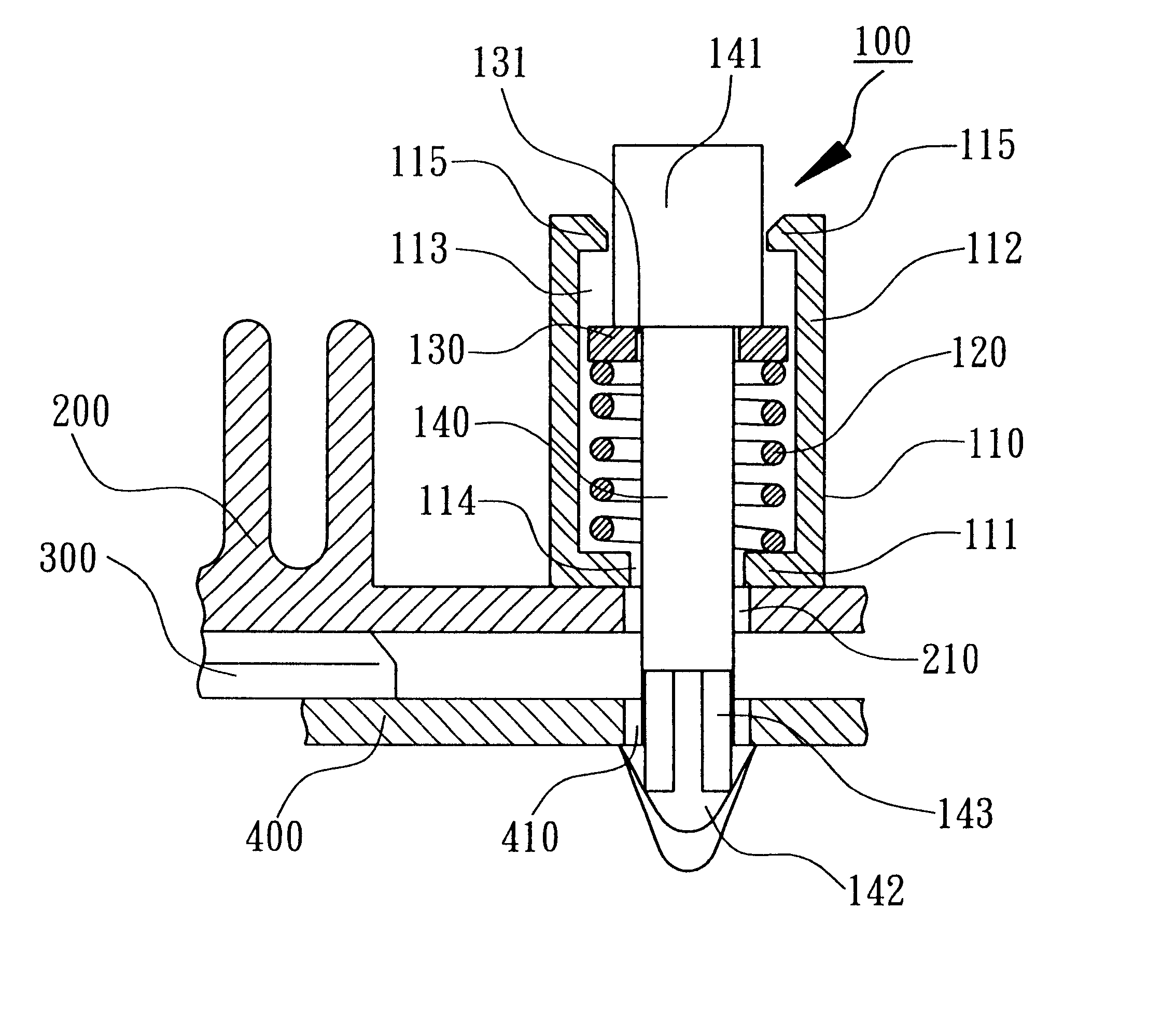 Fixture for an electrical device