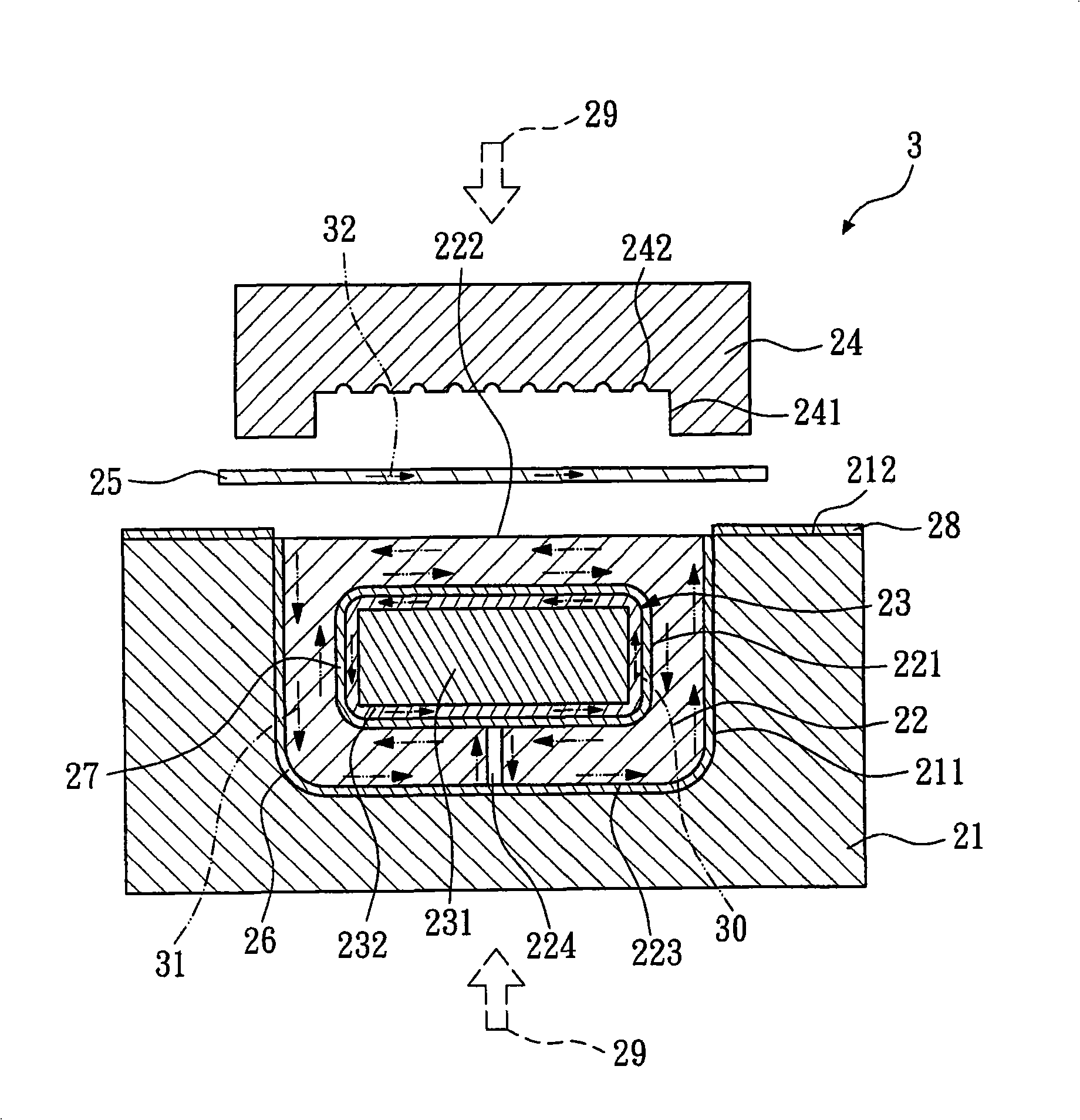 Electromagnetic forming device of sheet metal