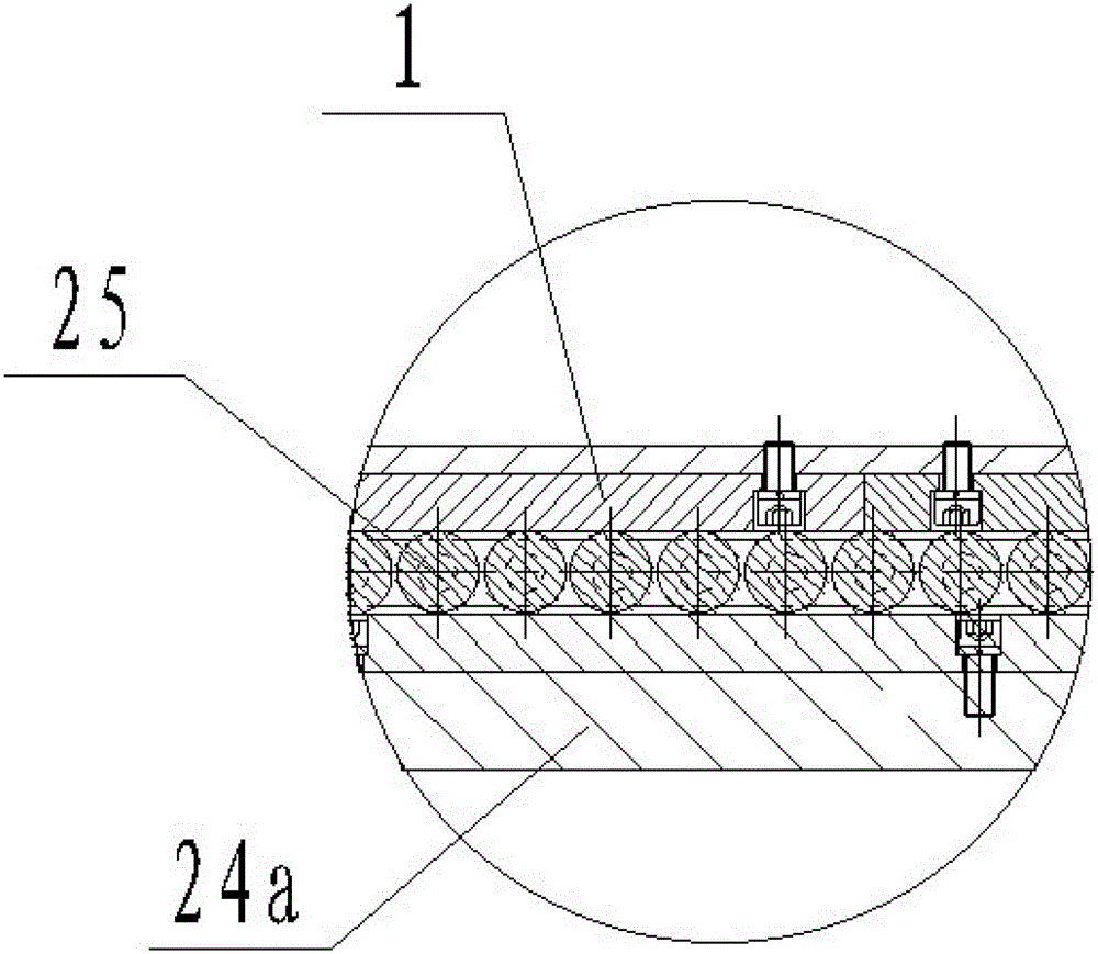 Triaxial-loading large three-dimensional similar simulation test sample box