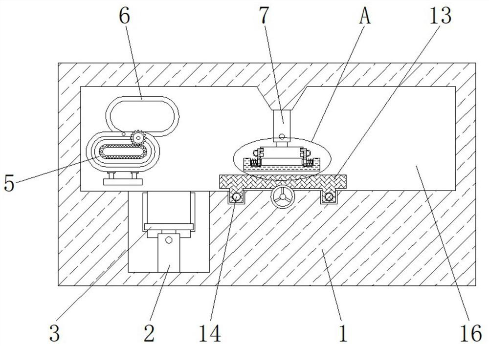 Embossing device for processing stone-plastic floor