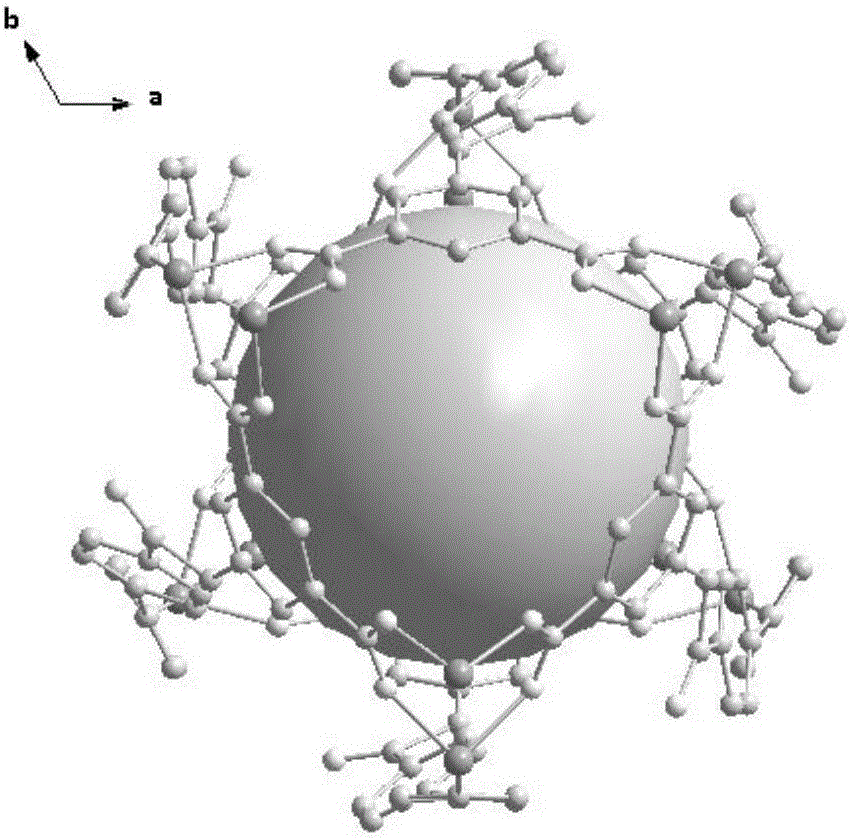 Preparing method of porous metal organic frame with small organic molecule fluorescent recognition function