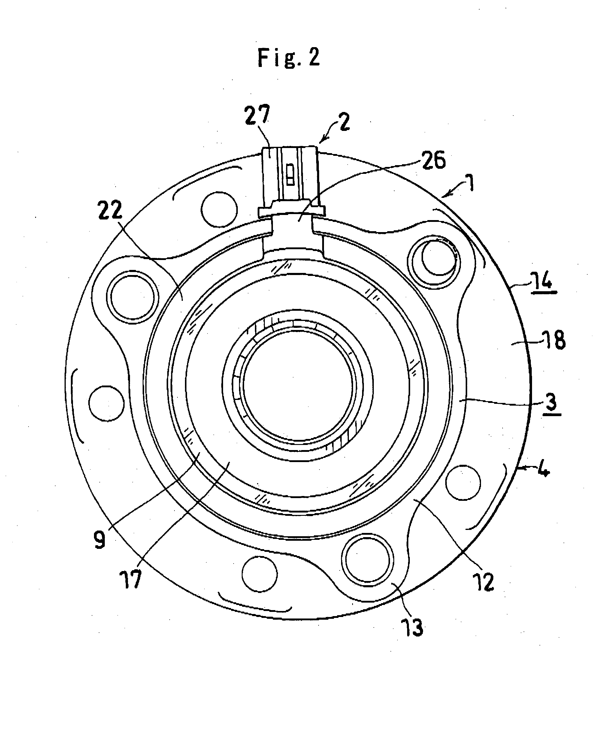 Seal device with sensor and rolling bearing device using the seal device