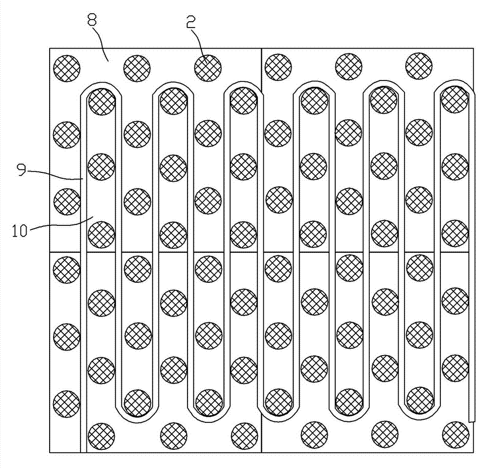 Inorganic floor heating heat preservation template and preparation method thereof