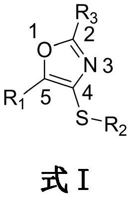 Sulfur-containing 2, 4, 5-trisubstituted oxazole compound as well as preparation method and application thereof