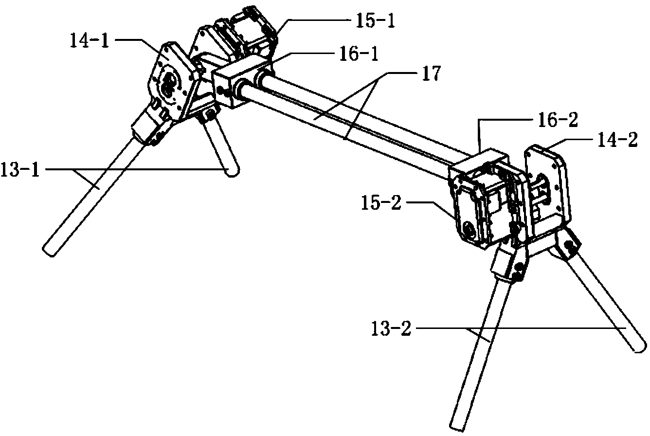 Bionic obstacle-crossing wall climbing robot and obstacle crossing method thereof