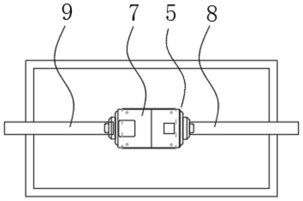 Metal paint color matching device with clamping mechanism