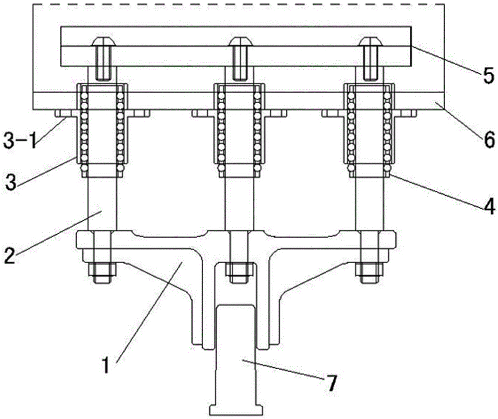 Needle core guiding mechanism of warp knitting machine