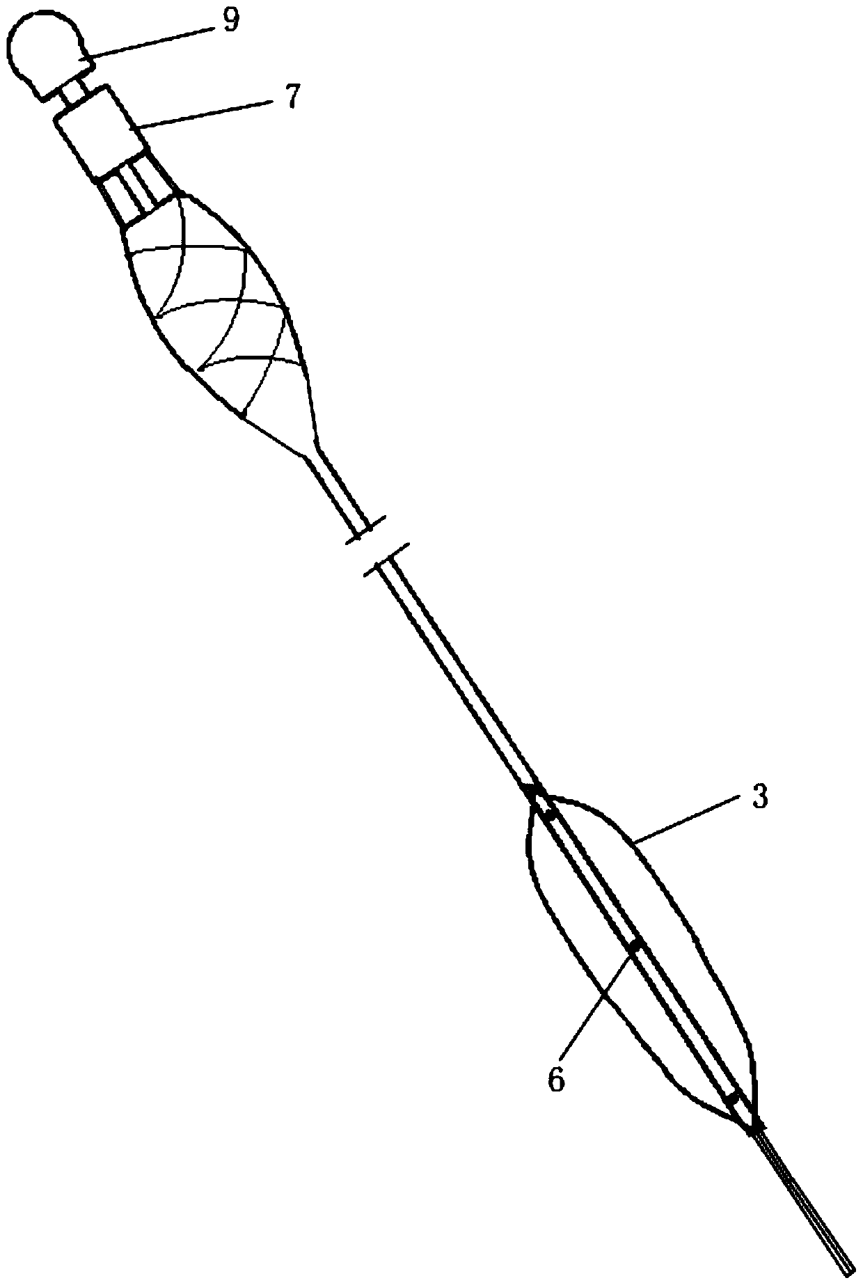 An occluder for ureteroscopic lithotripsy