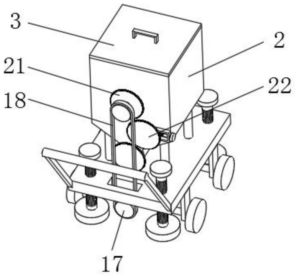 Cement storage and transportation system for municipal concrete road construction