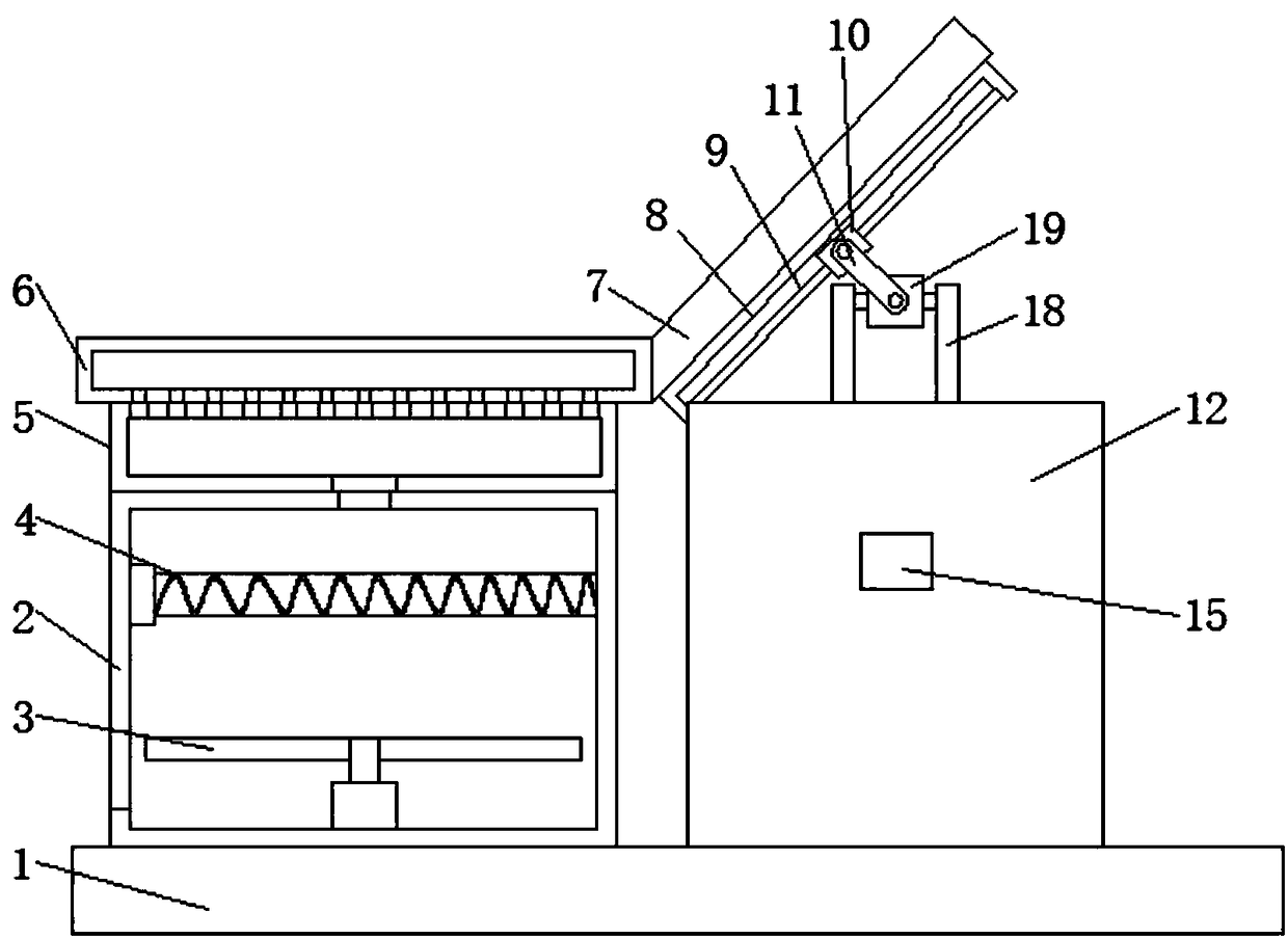 Household intelligent bed provided with adjustable main bed board