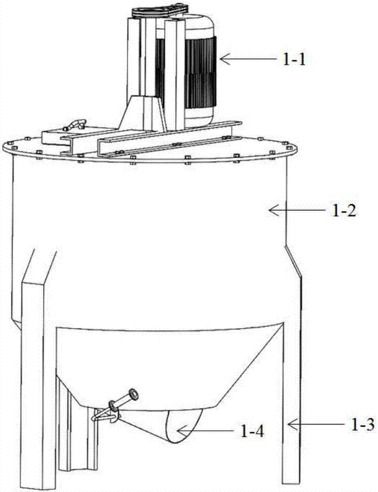 Cement paste stirring device and method