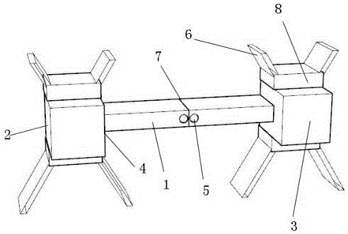 Supporting frame used on construction site