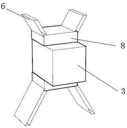 Supporting frame used on construction site