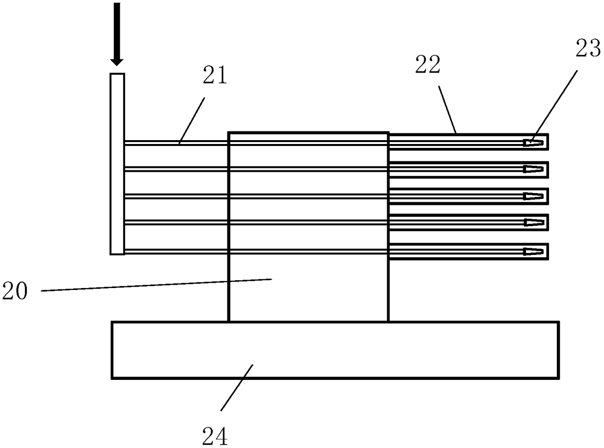 A device and method for improving particle conditions of furnace tube crystal boat support feet