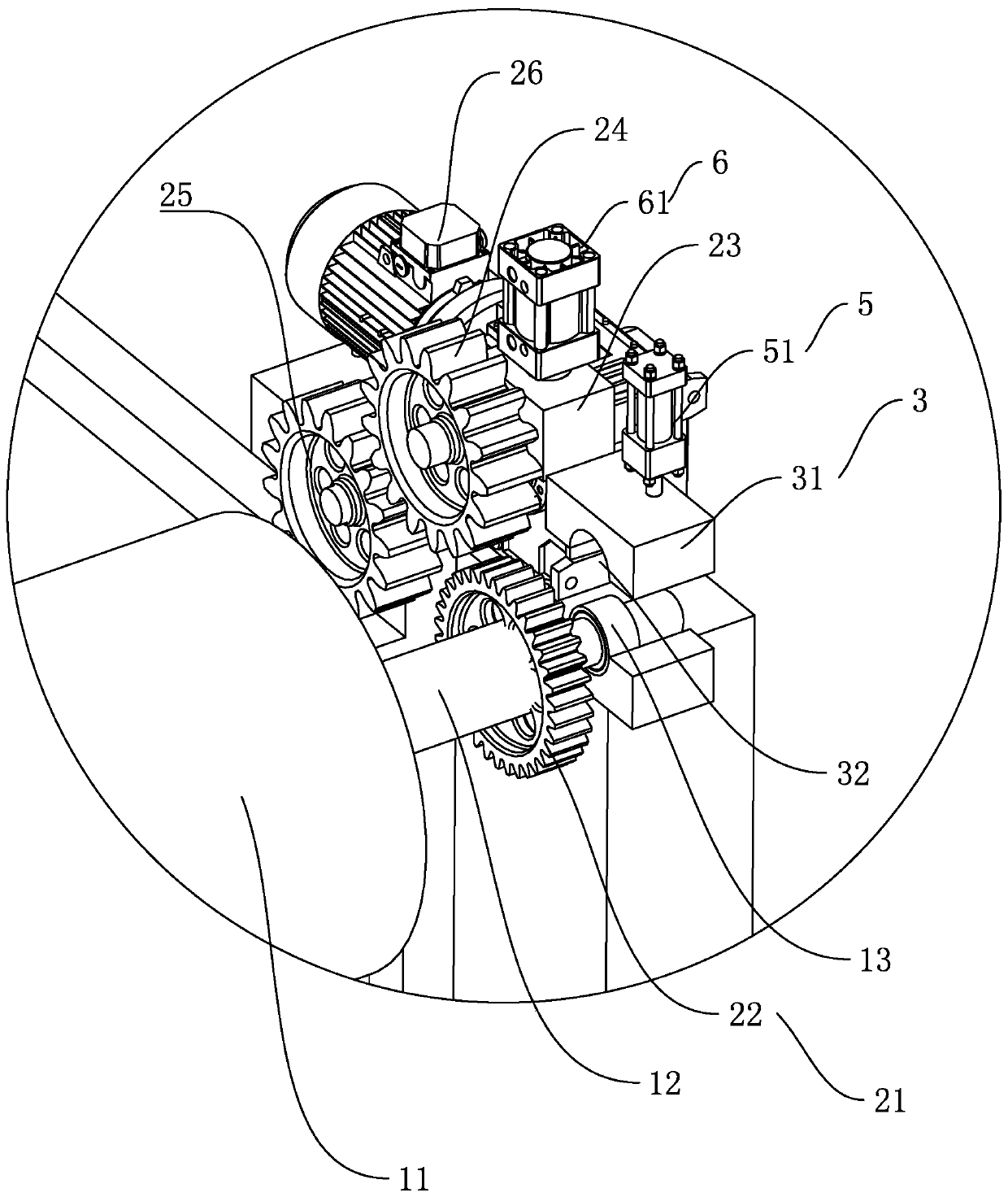 Aluminum foil paper coating winding device