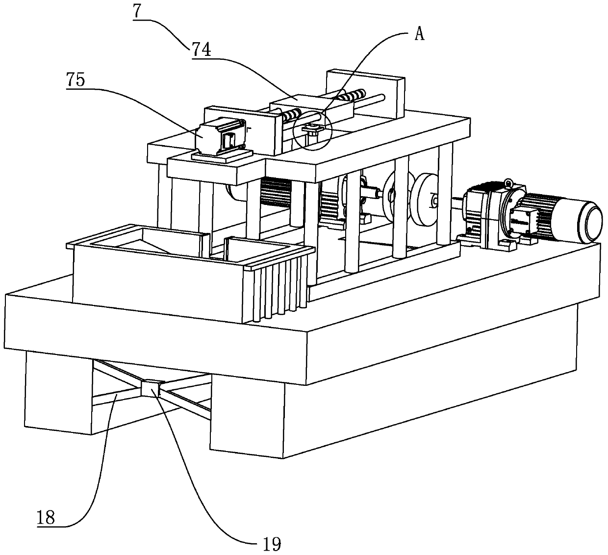 Numerical control tool grinding machine