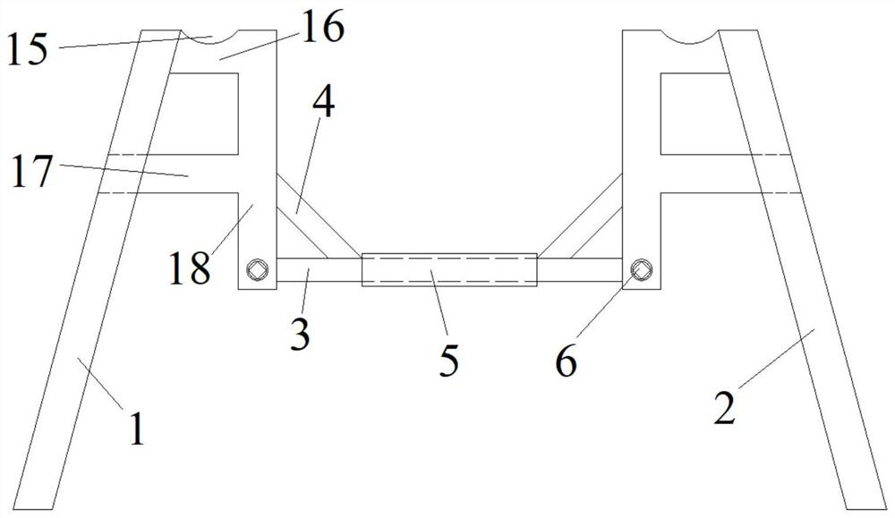 Beam steel bar conveying tool and using method thereof