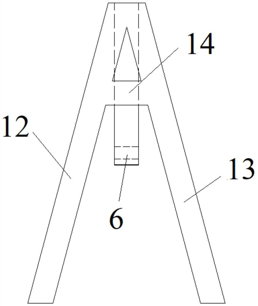 Beam steel bar conveying tool and using method thereof