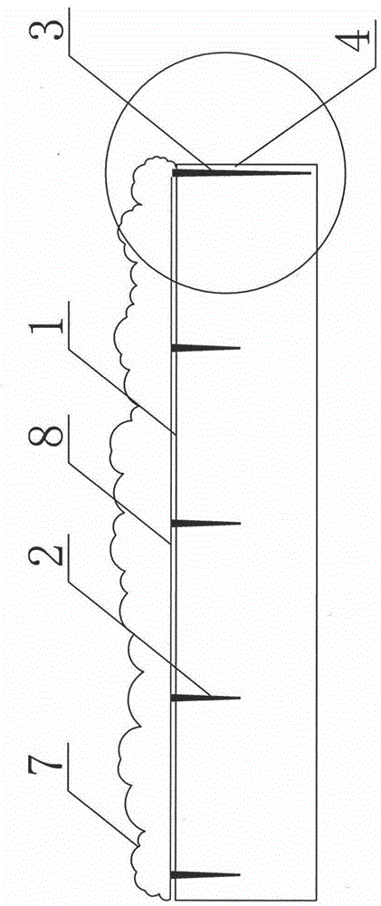 Combined construction method for anti-shock ecological blankets and W-OH and slope protection structure
