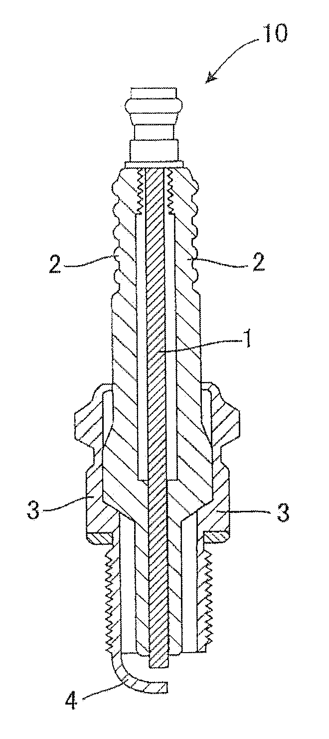 Ti3SiC2 BASED MATERIAL, ELECTRODE, SPARK PLUG AND MANUFACTURING METHOD THEREOF