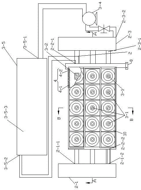 Magnetic nano-fluid concentrating photovoltaic combined heat and power generation device
